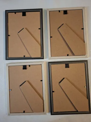 Set 4 Quadri Gatti Nero Oro