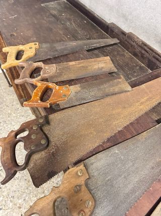 Lote Sierras Carpintería Antiguas