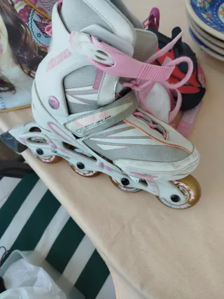 Conjunto Patinaje Niña Bolsa y Casco