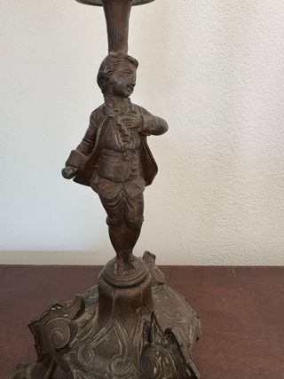 Antiguo Candelabro Estilo Romántico