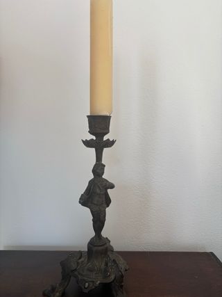 Antiguo Candelabro Estilo Romántico