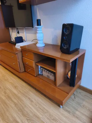 Mesa de comedor extensible con 6 sillas