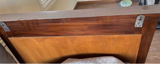 Espejo de madera de teca