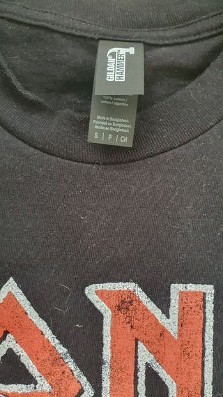 Camiseta Iron Maiden No Prayer On The Road Tour 90