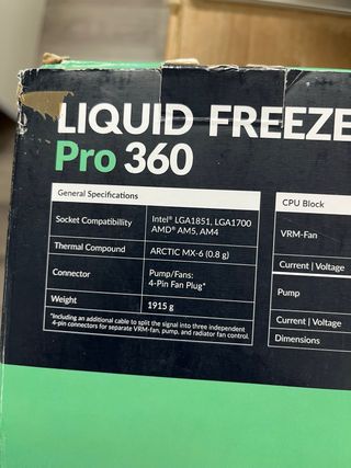 ARCTIC Liquid Freezer III Pro 360 - #145488