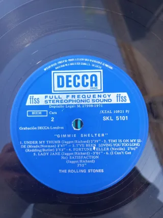 THE ROLLING STONES Gimme Shelter Vinilo