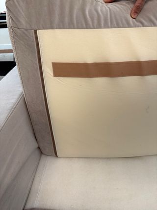 Sofá Moradillo 3 plazas color piedra