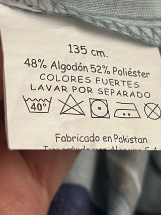 Funda Nórdica Cama 135 Rayas Azul y Gris
