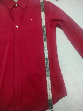 Camisa Tommy Hilfiger Hombre Roja