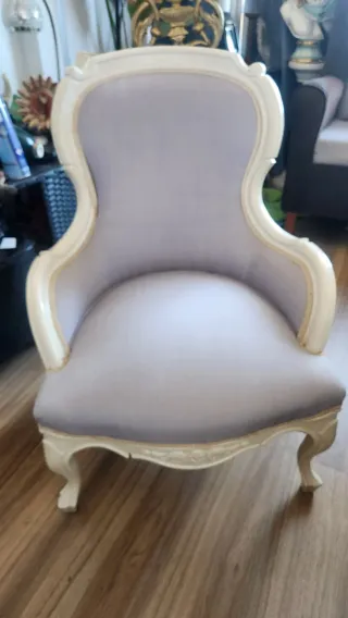 !!!OOOFERTAA!!! Sillón Provenzal Luis XV tapizado