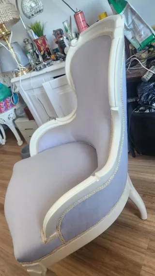 !!!OOOFERTAA!!! Sillón Provenzal Luis XV tapizado