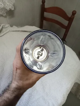 Vaso licuadora cristal con cuchillas