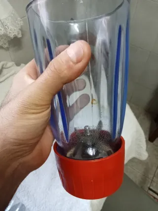 Vaso licuadora cristal con cuchillas