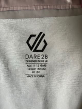 Chaqueta Dare 2B rosa/gris 11/12 años