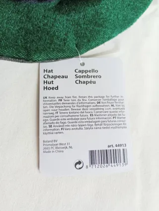 Cappello unisex nuovo con cartellino San Patrizio
