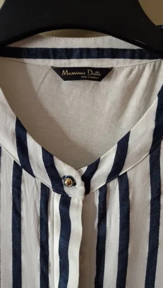 Blusa sin mangas Massimo Dutti rayas