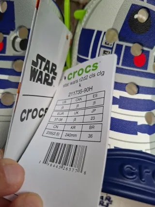 Crocs Star Wars Talla 37/38