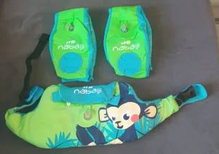 Cinturón flotador y manguitos Nabaiji