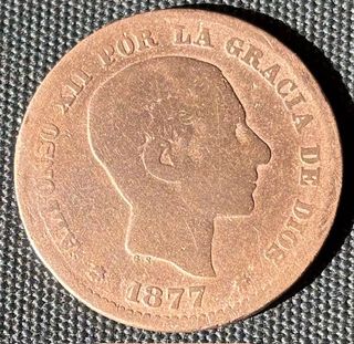 5 Céntimos Alfonso XII 1877