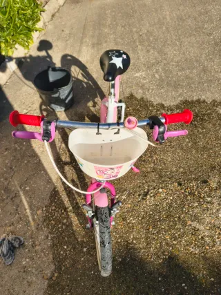 Bicicleta infantil rosa