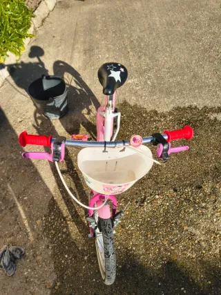 Bicicleta infantil rosa