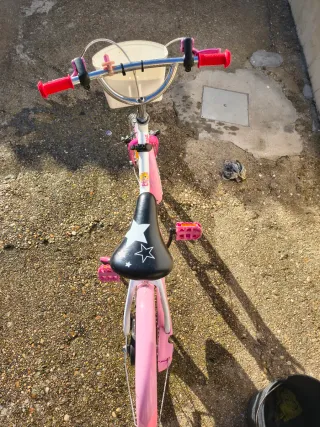 Bicicleta infantil rosa