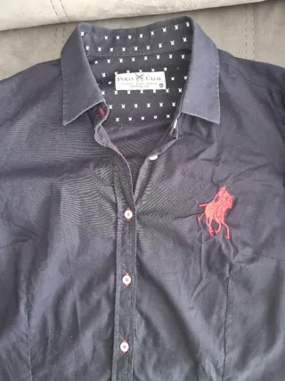 Camisa Polo Club Azul Marino Talla XL