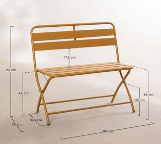 Banco jardín plegable 90cm Janti