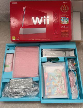 Nintendo Wii Edición 25 Aniversario Roja