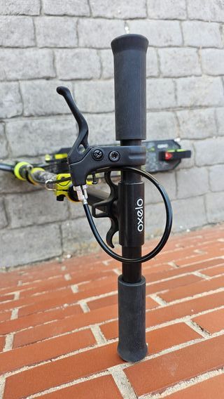 Patinete Oxelo MID5 plegable negro/amarillo c/susp