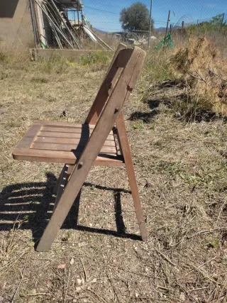 Antigua Silla CF Castalla Madera