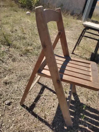 Antigua Silla CF Castalla Madera