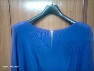 Vestido largo morado de fiesta