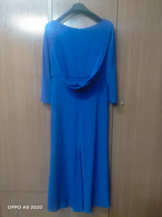 Vestido largo morado de fiesta