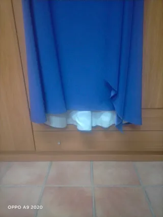 Vestido largo morado de fiesta