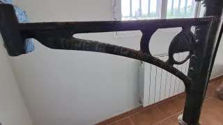 Báscula antigua de hierro