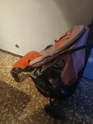 Carro de paseo rosa
