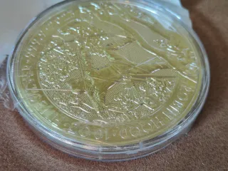 Moneda Plata 10oz Robin Hood 2023