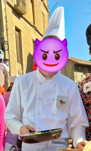 Traje Cocinero Talla S Blanco