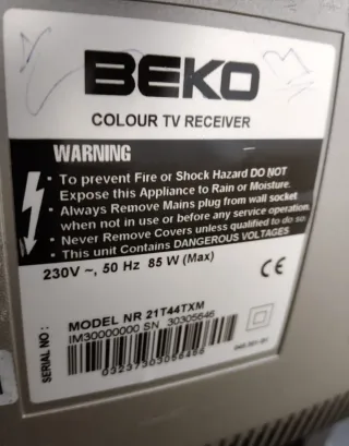 Televisor Beko 21 Gris/Plata