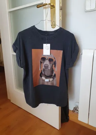 Camiseta William Wegman Perro Gafas Talla Única