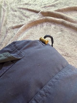 Chaqueta vintage 90s azul marino tipo parka