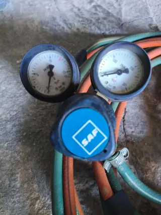 Juego mangueras soplete y manorreductor