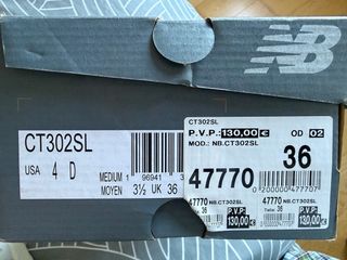 Zapatillas New Balance Plataforma Talla 36