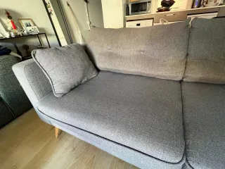 Sofá 3 plazas Maisons du Monde gris