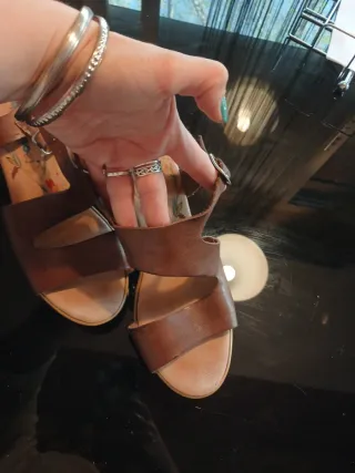 Sandalias de verano tacón ancho