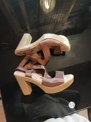 Sandalias de verano tacón ancho