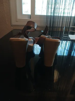 Sandalias de verano tacón ancho