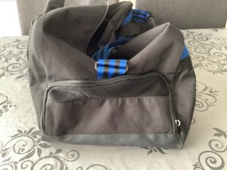 Bolsa Deporte Adidas Grande Negra-Azul
