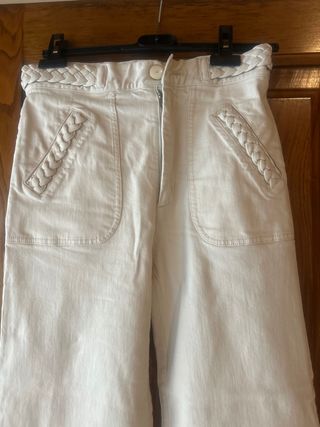 Pantalones vaqueros marfil